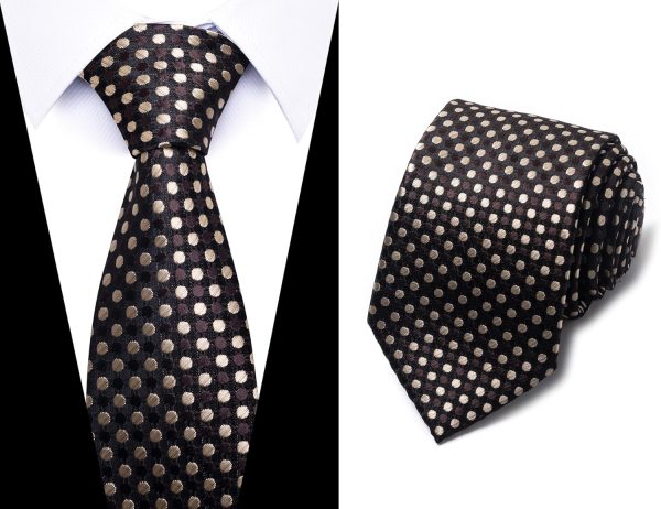 Tie For Men Necktie Woven Jacquard Neck Ties Set 6 PCS