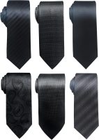 Tie For Men Necktie Woven Jacquard Neck Ties Set 6 PCS
