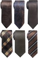 Tie For Men Necktie Woven Jacquard Neck Ties Set 6 PCS